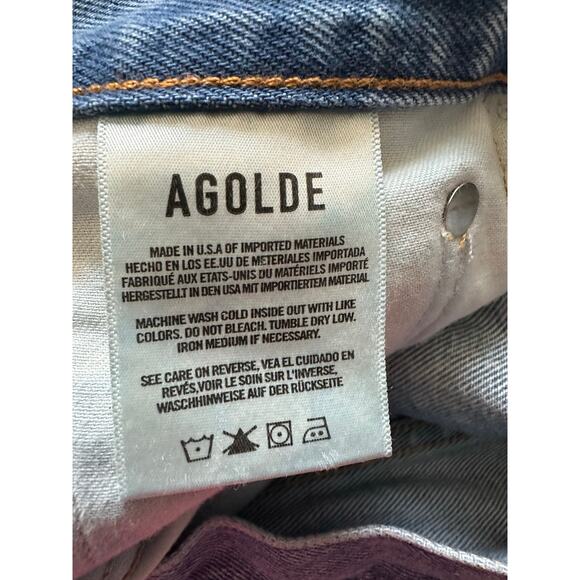 AGOLDE 90s Mid Rise Loose Fit Jeans 24 - Picture 8 of 10